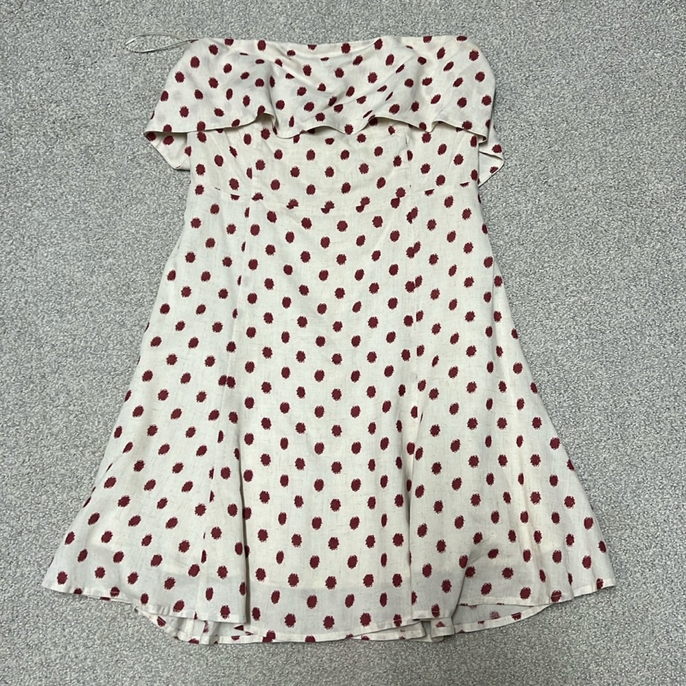 Strapless dress